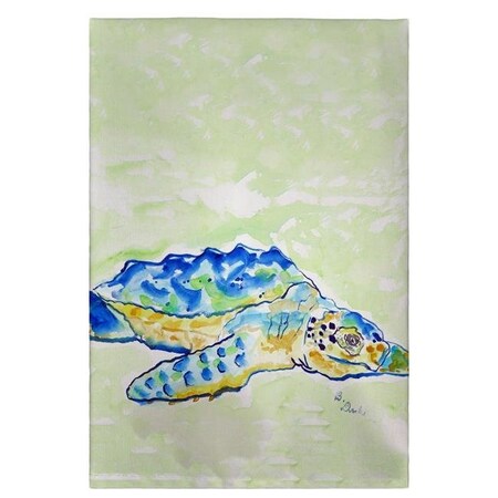 Betsy Drake Betsy Drake GT661 Loggerhead Turtle Guest Towel - 20 x 20 in. GT661